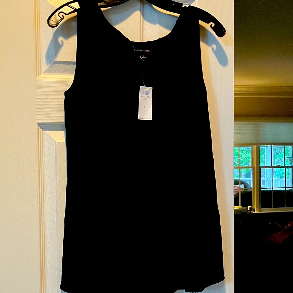 Banana Republic Charcoal Pleated Blouse